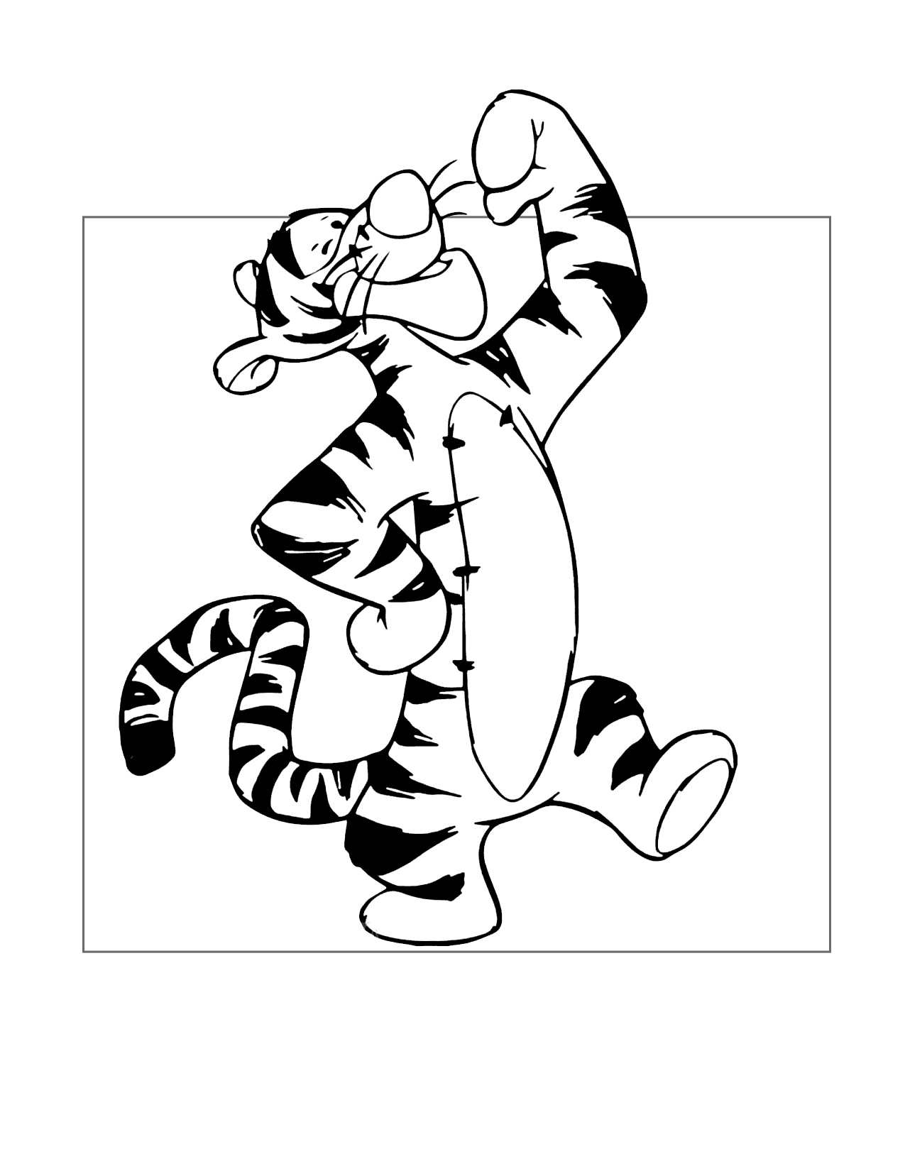 Tiggers The Only One Coloring Page