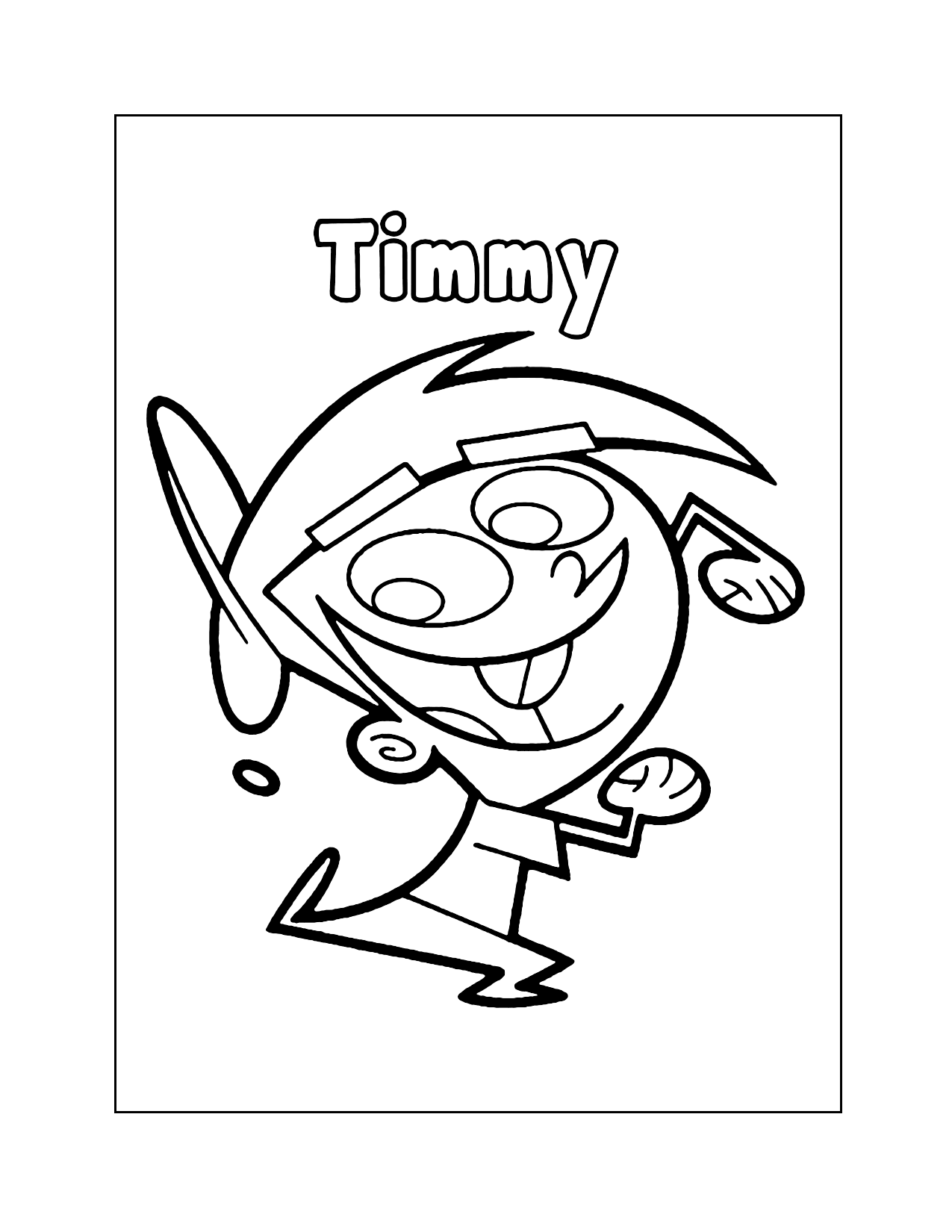 Timmy Turner Coloring Page