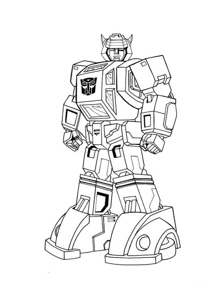 Transformer Coloring Page to Print