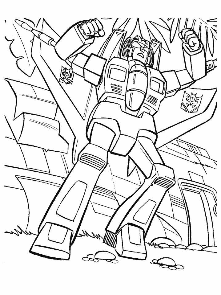 Transformers Coloring Page