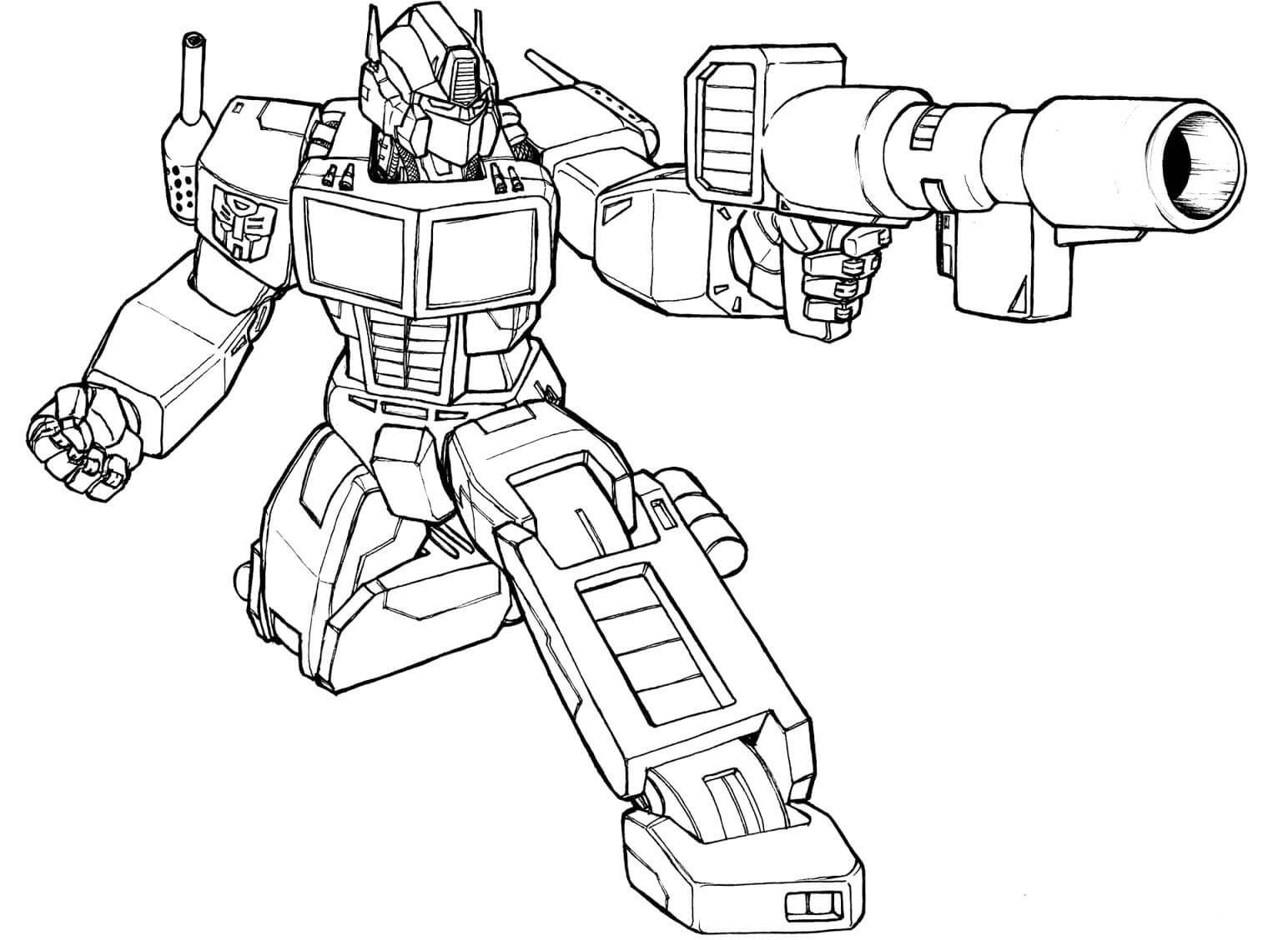 Transformers Coloring Pages to Print and Color