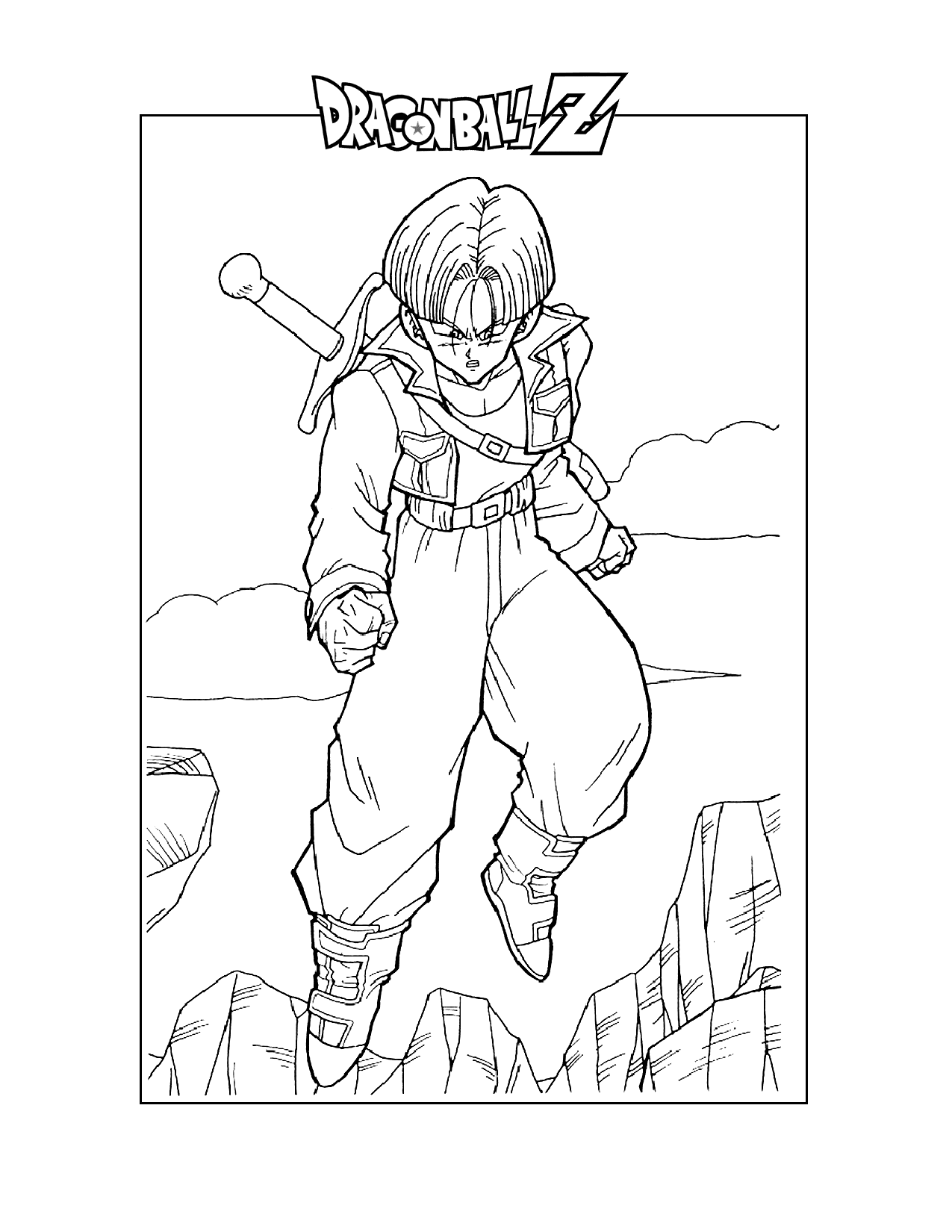 Trunks Coloring Page