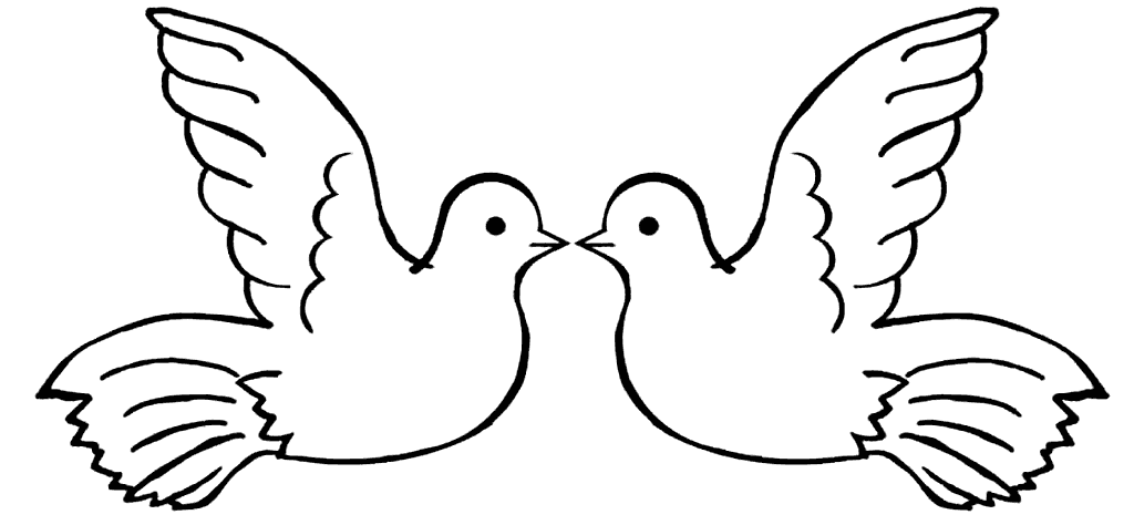 Two Turtle Dove Coloring Pages
