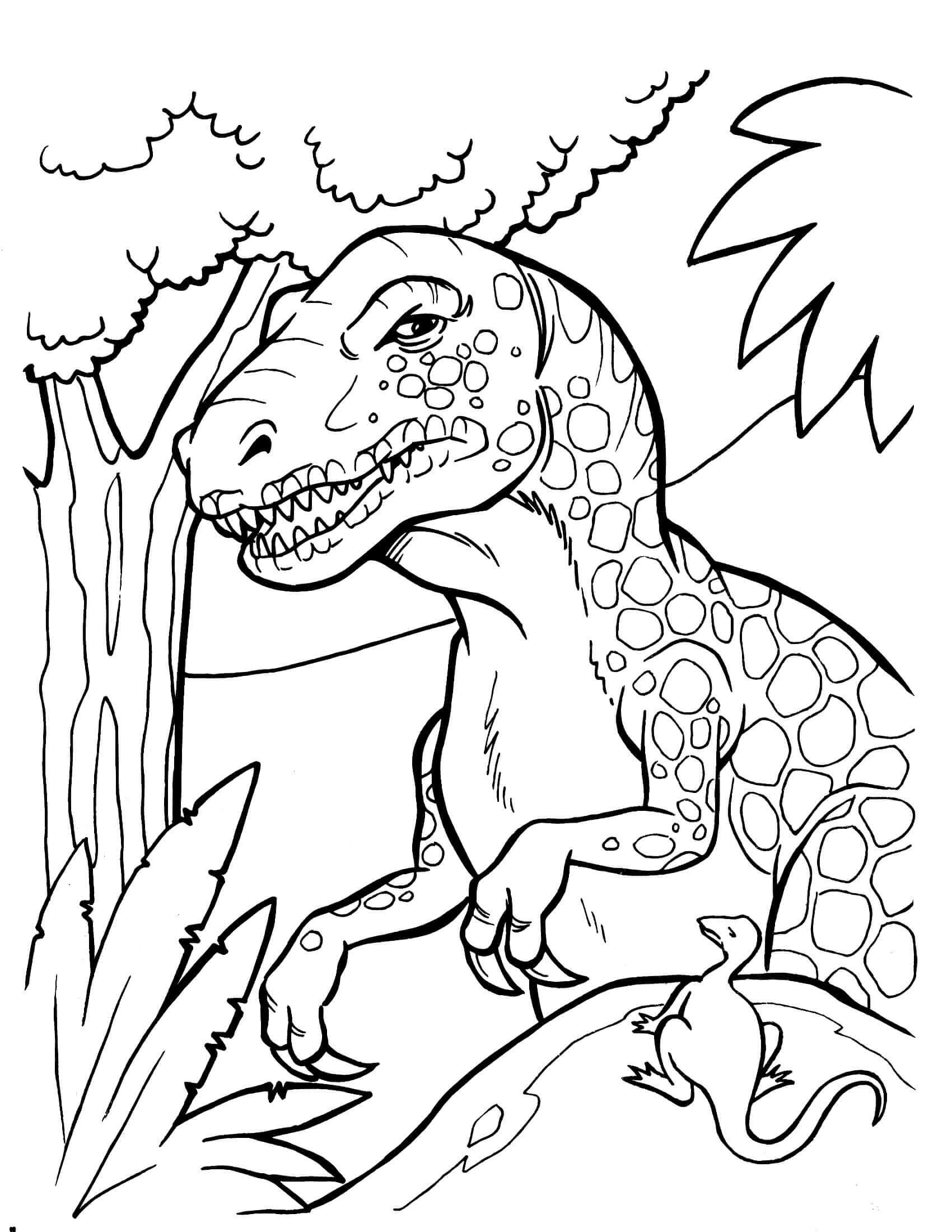 Tyrannosaurus Dinosaur Coloring Pages