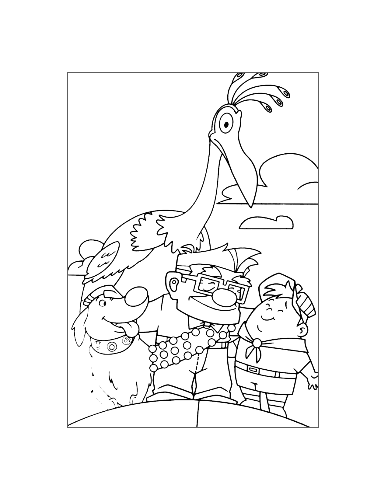 Up Movie Coloring Page