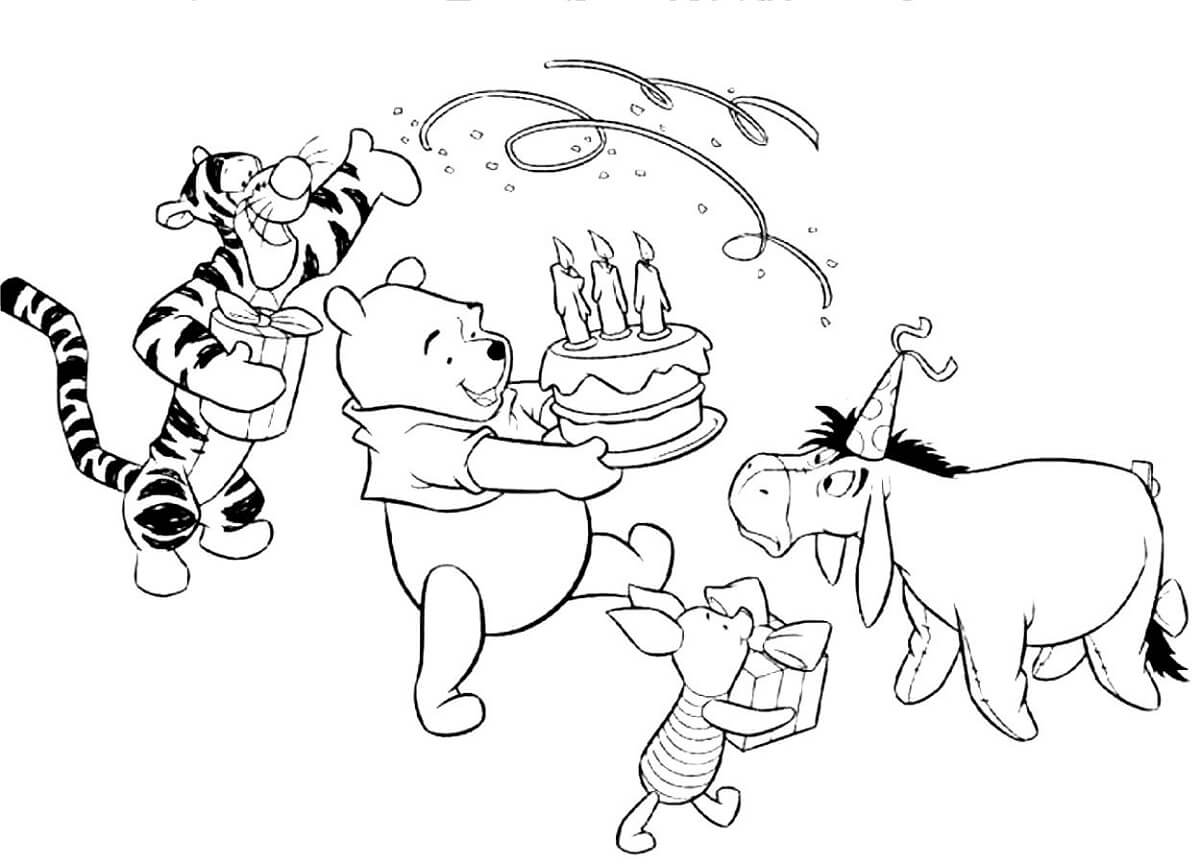 700 Top Birthday Coloring Pages Disney , Free HD Download