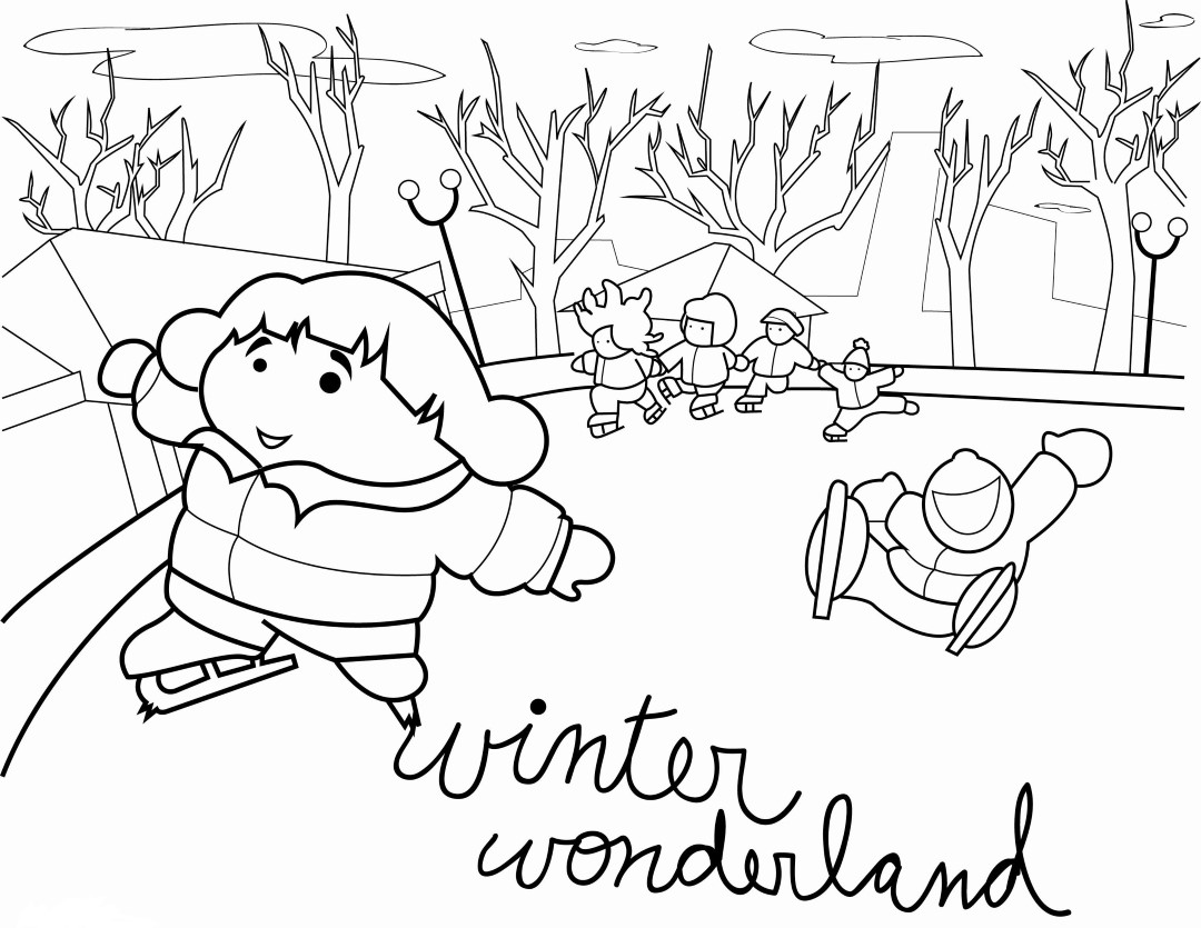 Winter Wonderland Coloring Pages