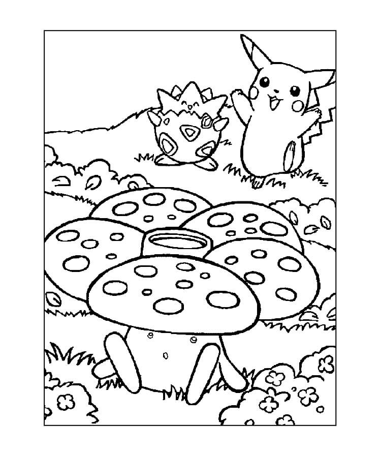 coloring pages pikachu